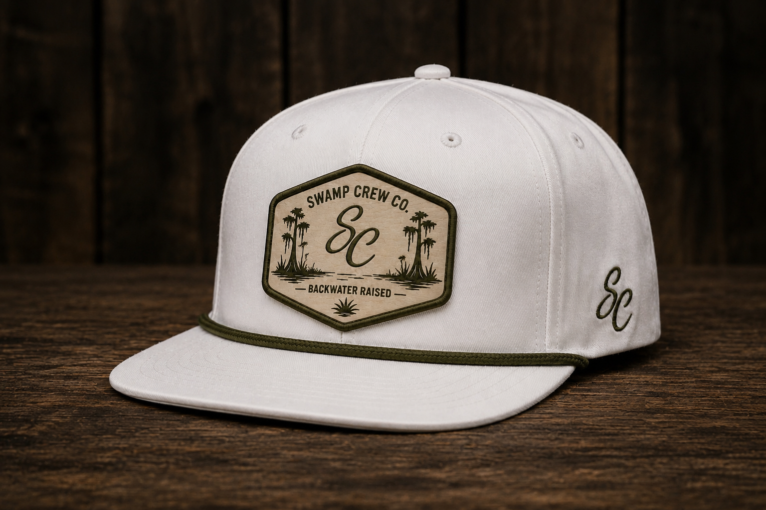 * PRE-ORDER * Swamp Crew Co. “Backwater Raised” Rope Hat
